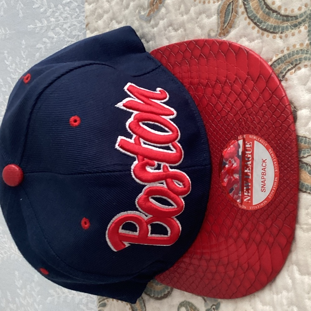 League Red Snapback Cap